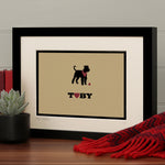 Personalised Airedale Terrier Print For One Or Two Dogs
