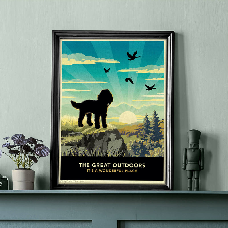Scenic Dog Lovers Gift - Cockapoo Limited Edition Print