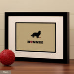 Personalised Cavalier King Charles Spaniel Print For One Or Two Dogs