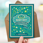 Funny Baby Boy Card - Little Sparkler