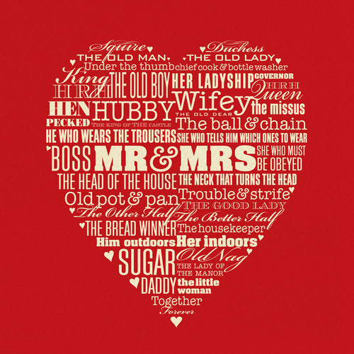 Wedding Or Anniversary Card - Mr & Mrs