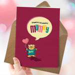 Cute Card For Mummy - Mummy Bear