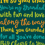 Father's Day Card - Big Cheers For Grandad