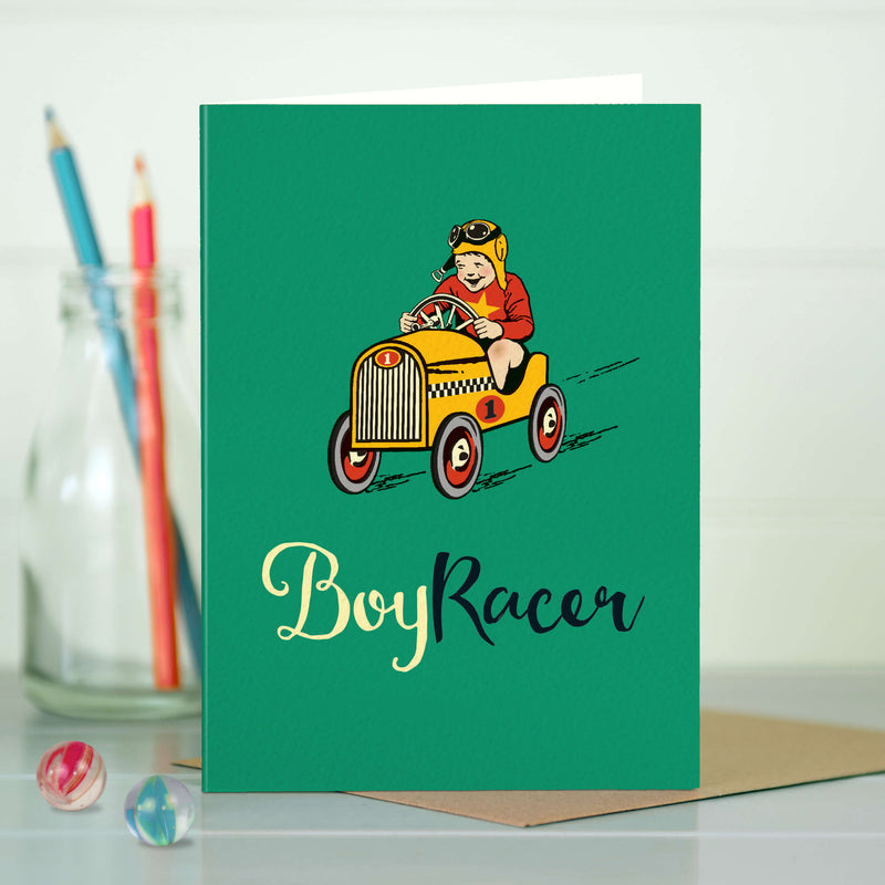 Motor Car Birthday Boy Card
