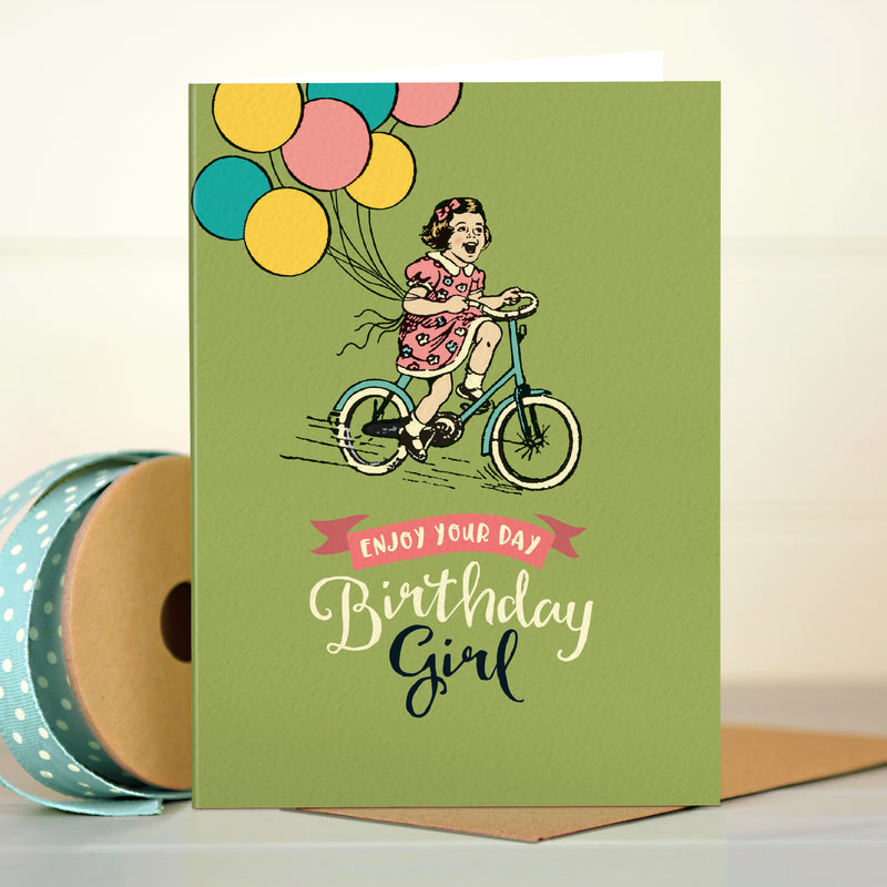 Enjoy your day Birthday girl card