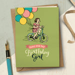 Enjoy your day Birthday girl card