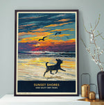Chihuahua Sunset Beach Print - A Limited Edition Dog Lover’s Gift.
