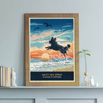 Seaside Border Collie Limited Edition Print - A Dog Lover’s Gift.