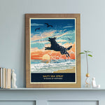 Seaside German Shepherd Limited Edition Print - A Dog Lover’s Gift.