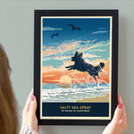 Seaside Border Collie Limited Edition Print - A Dog Lover’s Gift.