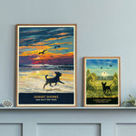 Chihuahua Sunset Beach Print - A Limited Edition Dog Lover’s Gift.