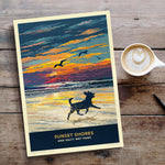 Chihuahua Sunset Beach Print - A Limited Edition Dog Lover’s Gift.