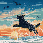 Seaside German Shepherd Limited Edition Print - A Dog Lover’s Gift.