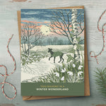 Greyhound or Whippet Christmas Card For Dog Lovers