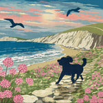 Cockapoo Limited Edition Coastal Path Print - A Dog Lover’s Gift.
