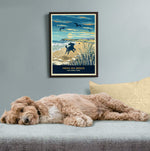 Cockapoo Limited Edition Beach Print - A Dog Lover’s Gift.