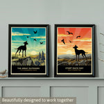 Scenic Dog Lovers Gift - Greyhound, Whippet or Lurcher Limited Edition Print