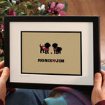 Personalised Dog Or Cat Print For Two Pets