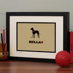 Personalised Great Dane Print For One Or Two Dogs