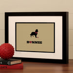 Personalised Border Collie Print For One Or Two Dogs