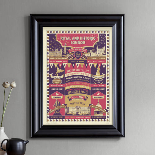 Royal And Historic London Art Print - A London Gift