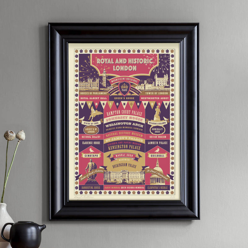 Royal And Historic London Art Print - A London Gift