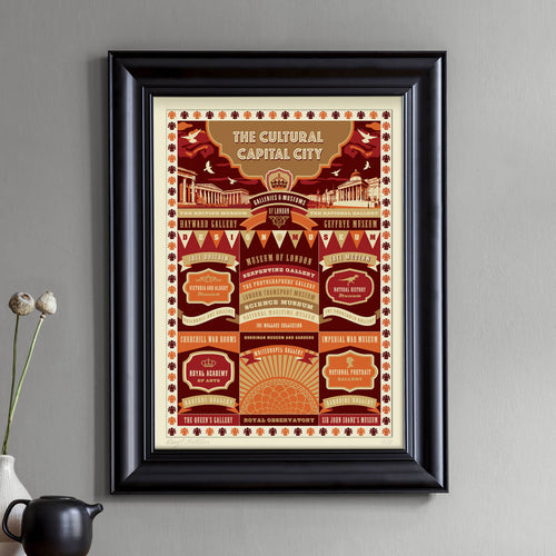 Cultural London Art Print - A London Gift