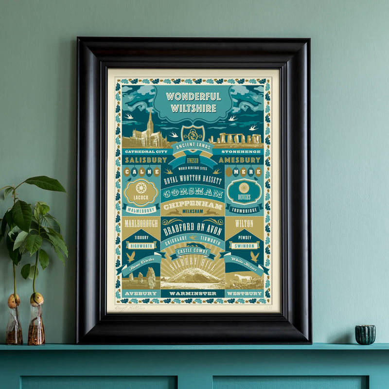 Ancient Wiltshire Art Print - A Wiltshire Gift