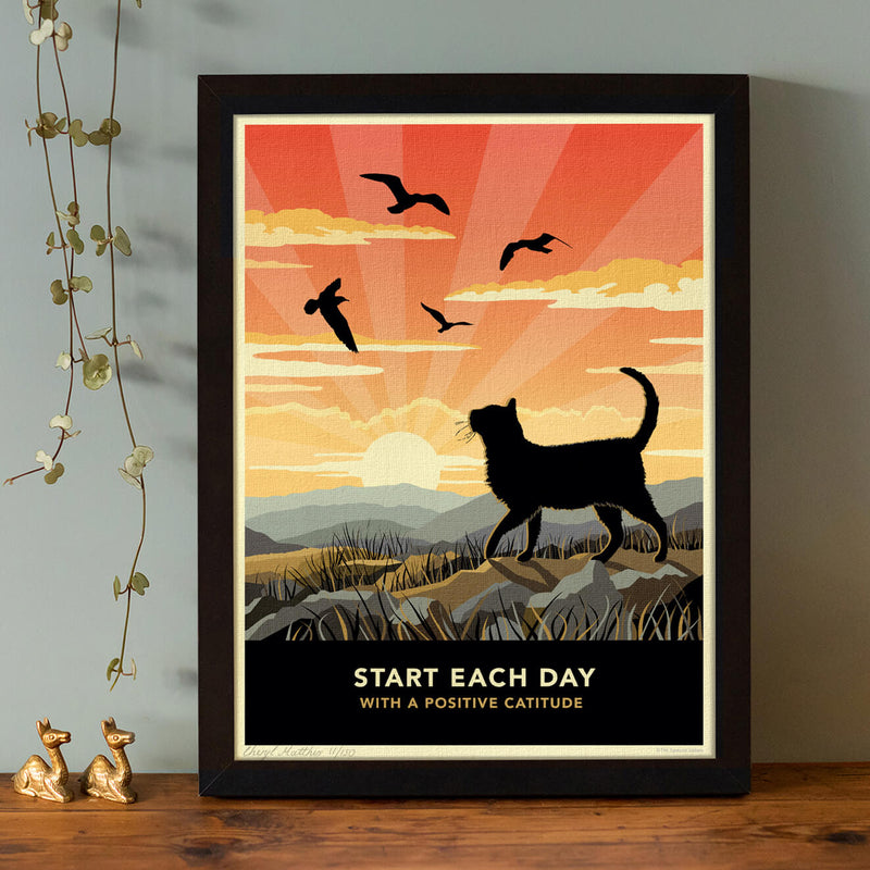 Limited Edition Shorthaired Cat Print - A Cat Lovers Gift