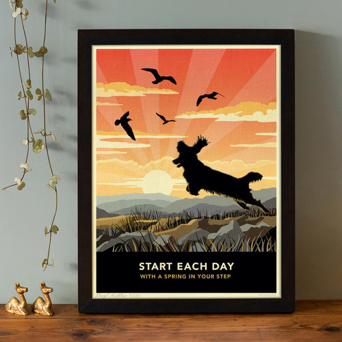 Limited Edition Springer Spaniel Print - A Dog Lovers Gift