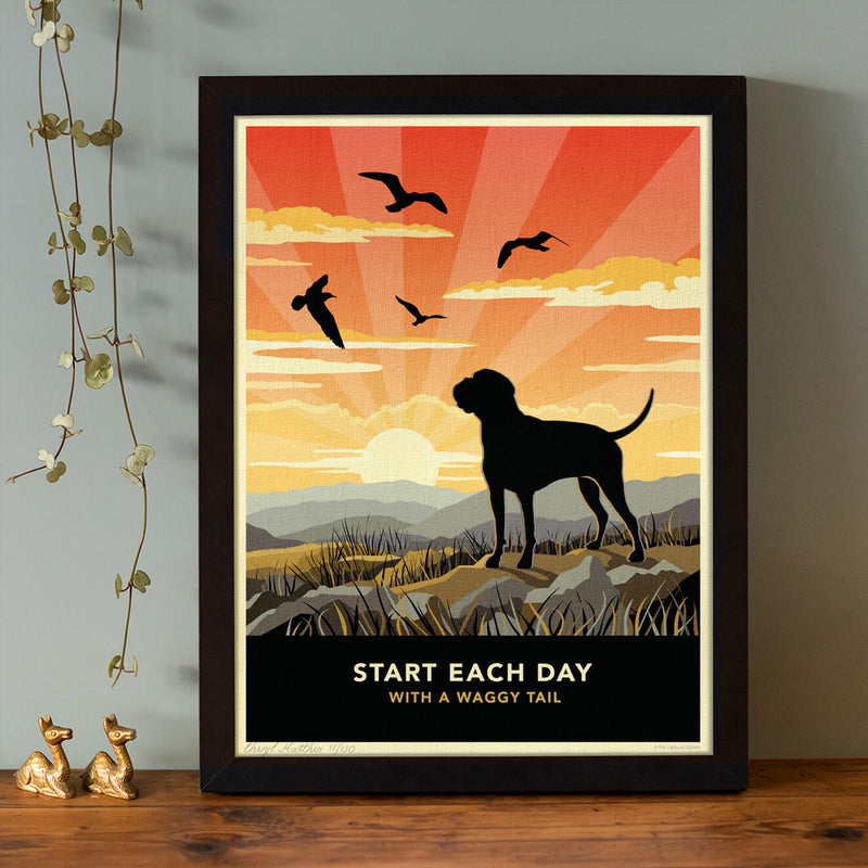 Limited Edition Boxer Print - A Dog Lovers Gift