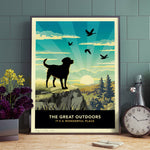 Scenic Dog Lovers Gift - Labrador Limited Edition Print