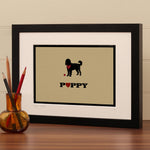 Personalised Goldendoodle Print For One Or Two Dogs