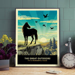 Scenic Horse Lovers Gift - Limited Edition Horse Print