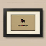 Personalised Pug Print For One Or Two Dogs