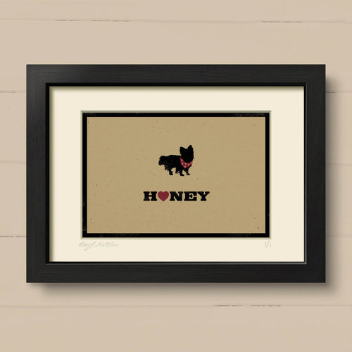 Personalised Chihuahua Print For One Or Two Dogs