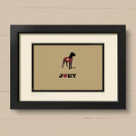 Personalised Great Dane Print For One Or Two Dogs