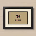 Personalised Cockapoo Print For One Or Two Dogs