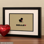 Personalised Bichon Frise Print For One Or Two Dogs