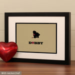 Personalised Cavachon Print For One Or Two Dogs
