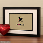 Personalised Labrador Print For One Or Two Dogs