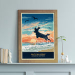 Spaniel Limited Edition Seaside Print - A Dog Lover’s Gift.