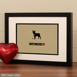 Personalised Boston Terrier Print For One Or Two Dogs
