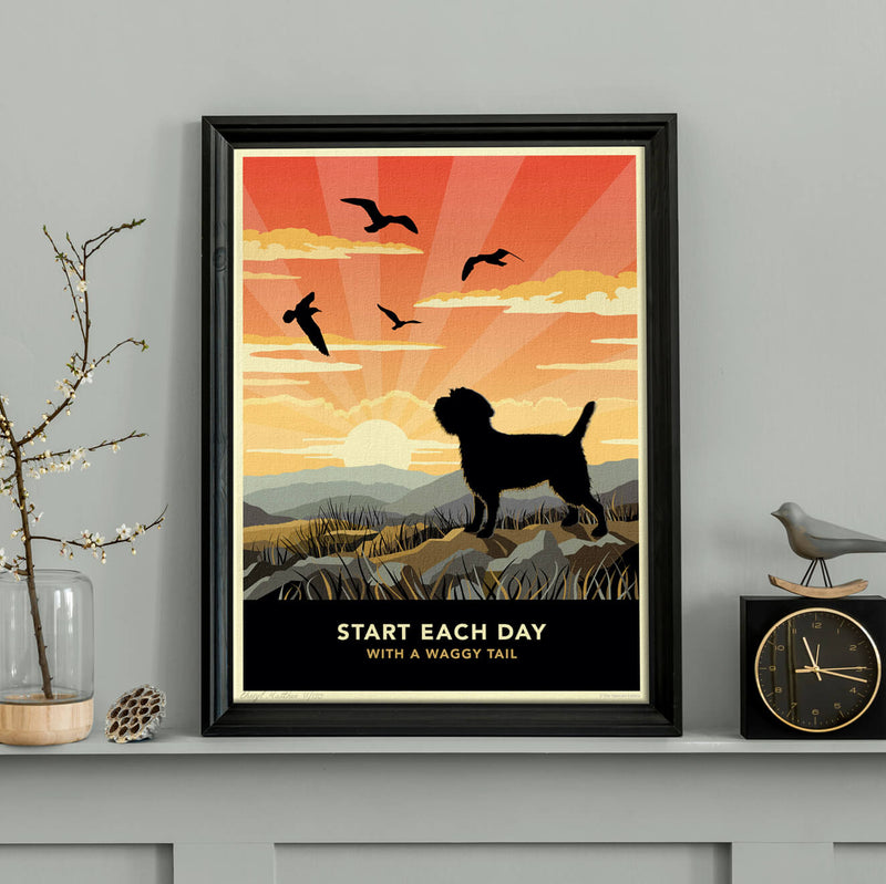 Limited Edition Boarder Terrier  Print - A Dog Lovers Gift