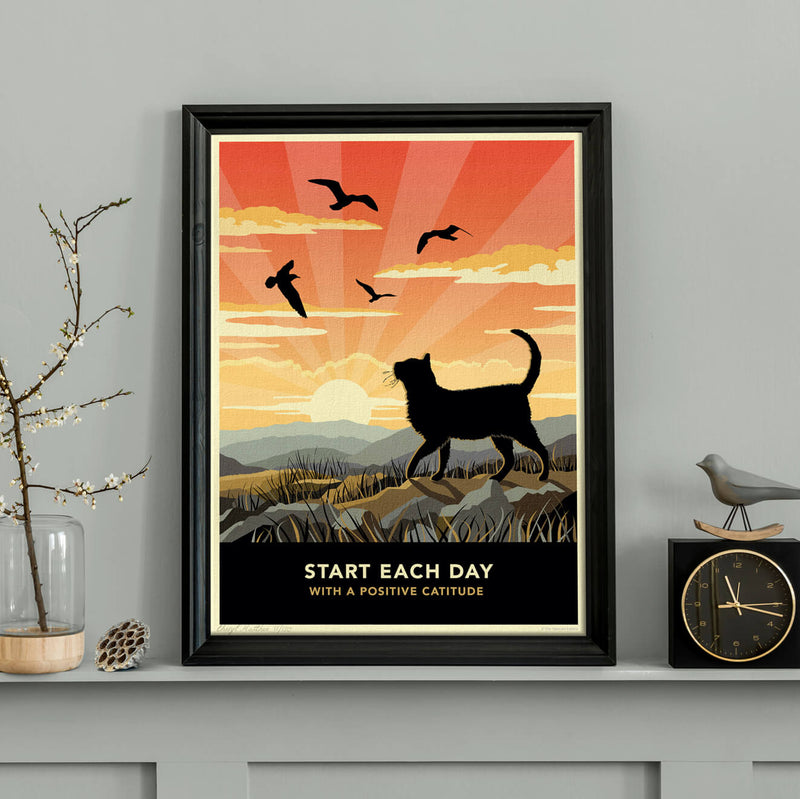 Limited Edition Shorthaired Cat Print - A Cat Lovers Gift