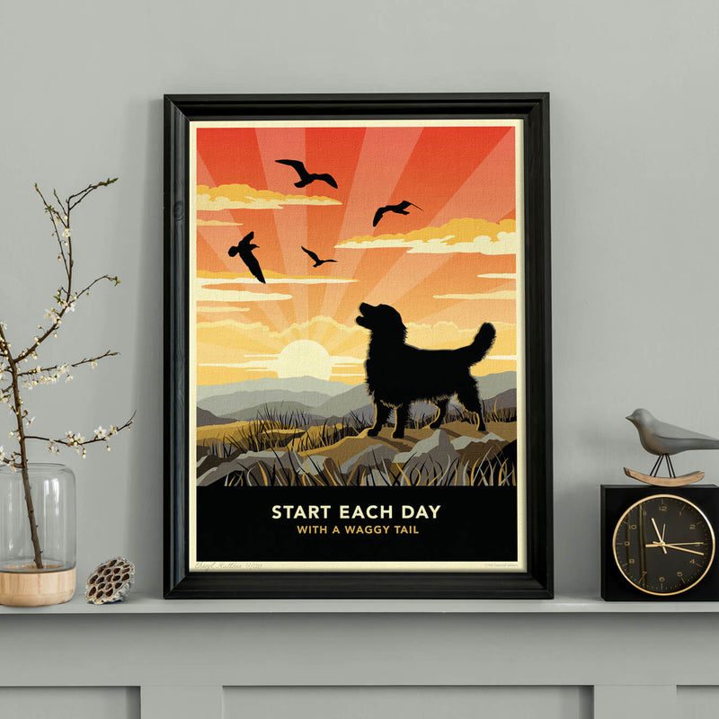Limited Edition Golden Retriever Print - A Dog Lovers Gift
