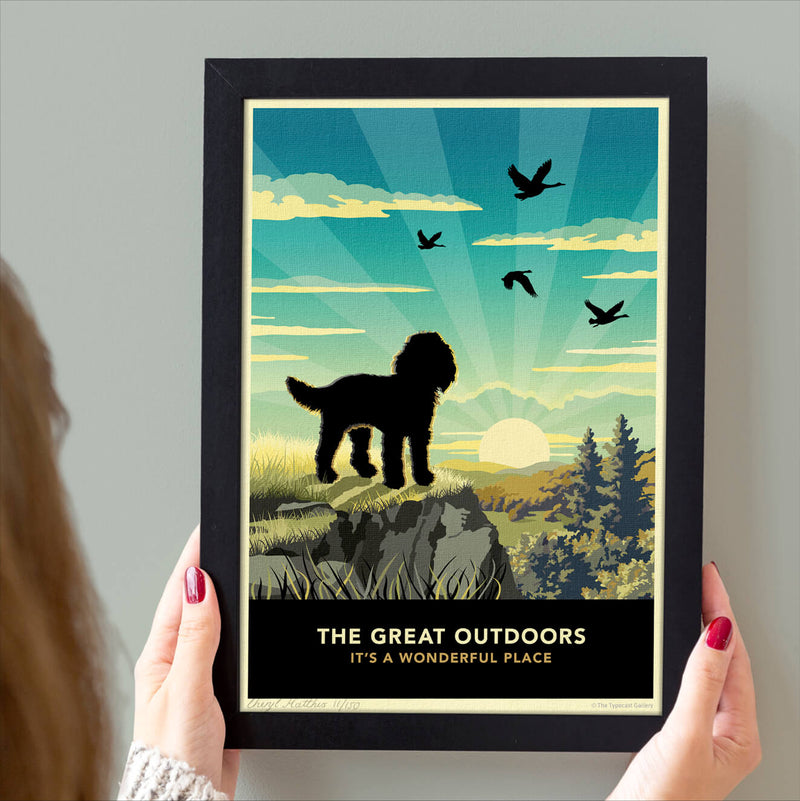 Scenic Dog Lovers Gift - Cockapoo Limited Edition Print