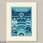 Dorset Beaches Art print - A Dorset Gift