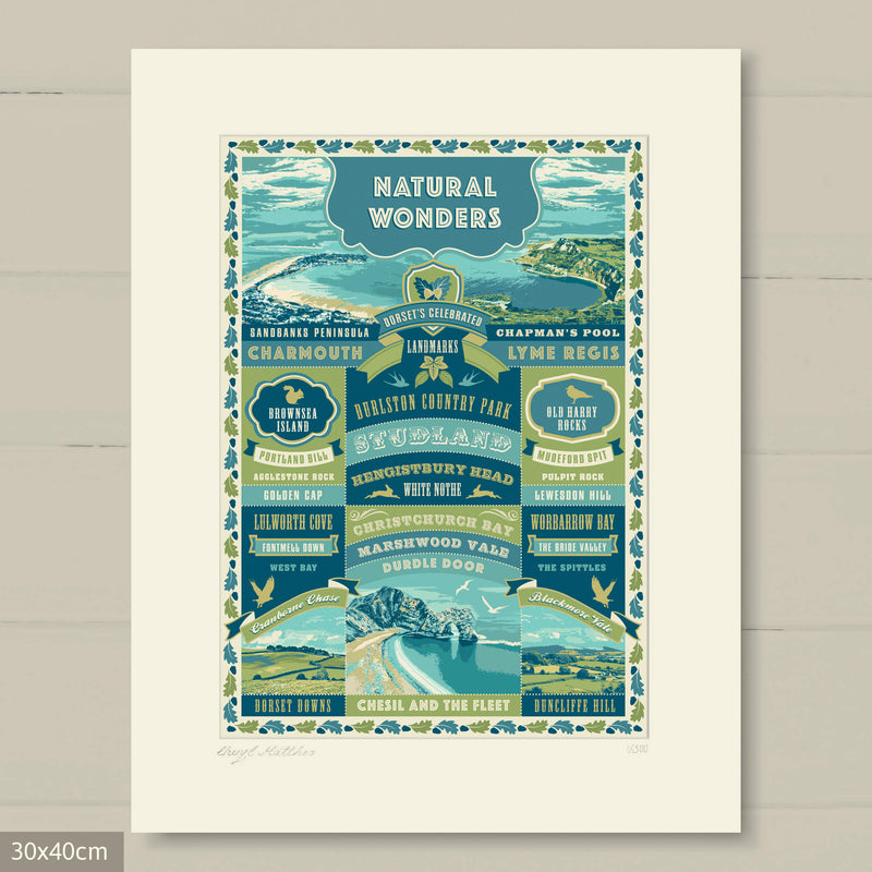 Dorset’s Natural Wonders Art print - A Dorset Gift