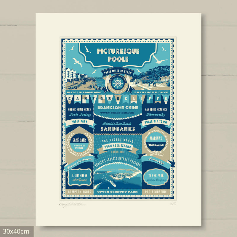 Poole Art Print - A Dorset Gift